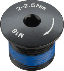 Perno de fijación del eje de manivela Promax para bielas de 2 piezas, aleación negra