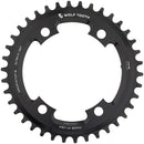 Plato Wolf Tooth 107 BCD - 38 dientes, compatible con SRAM 107 BCD, Drop-Stop B, 4 tornillos, negro
