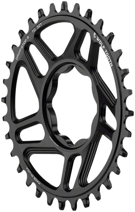 Plato Wolf Tooth Trek TQ de montaje directo - Drop-Stop B 30T negro