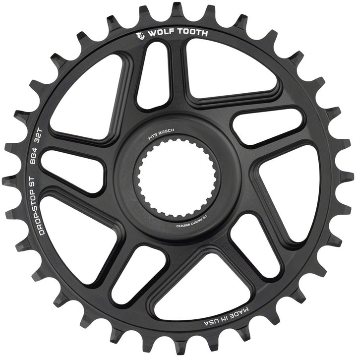 Plato de montaje directo Wolf Tooth Bosch Gen 4 - Drop-Stop ST 34T negro