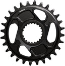 Plato Shimano Deore XT SM-CRM86 de 1x montaje directo - 28 dientes, montaje directo Shimano para cadena HG+ de 12 velocidades, compatible con bielas FC-M8200, color negro