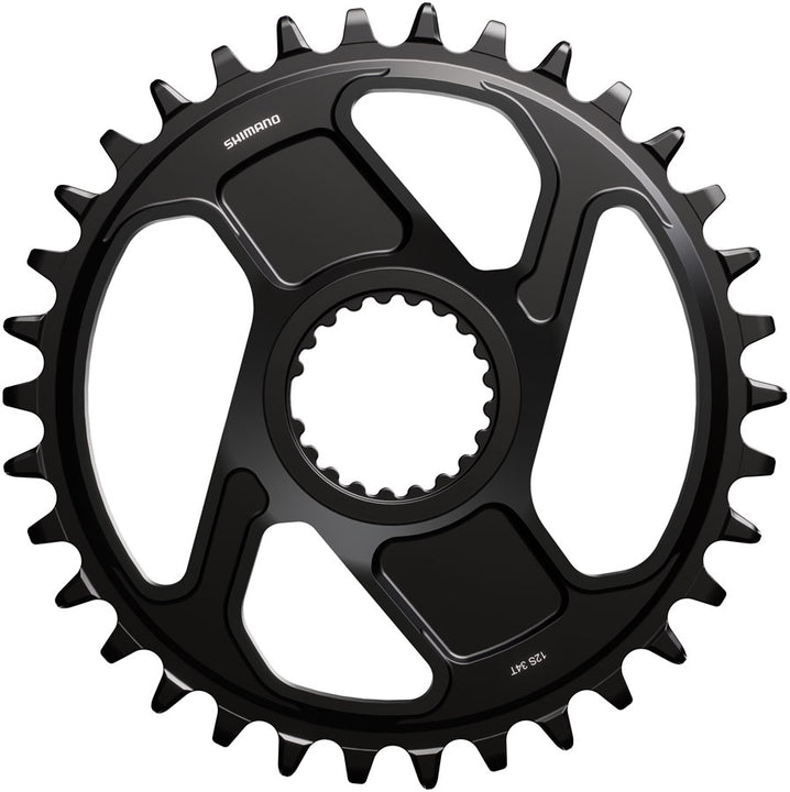 Plato Shimano Deore XT SM-CRM86 de 1x montaje directo - 34 dientes. Montaje directo Shimano para cadena HG+ de 12 velocidades. Compatible con bielas FC-M8200 (negro).
