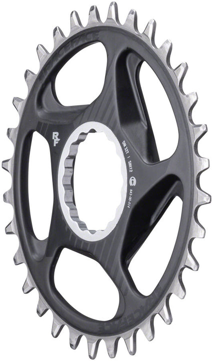 Plato RaceFace ERA de montaje directo - 34 dientes DM CINCH para cadena Shimano HG+ de 12 velocidades, compatible con BLK