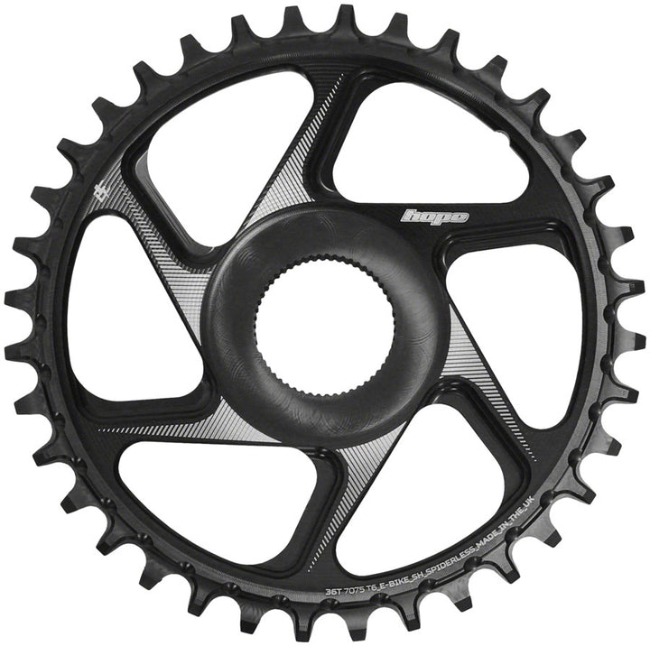 Plato Hope Spiderless - 36T R22 Ebike Shimano Negro