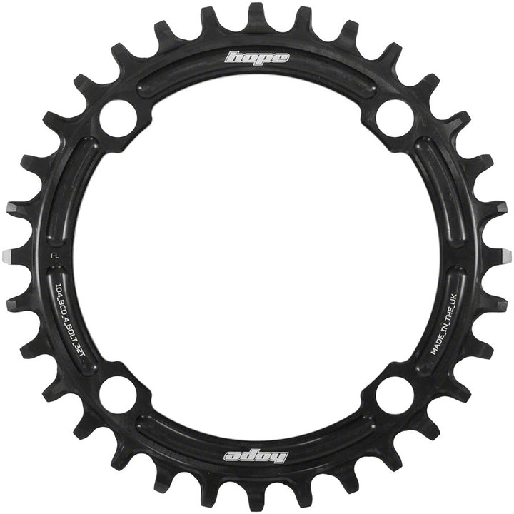 Plato Hope Retainer - 32 dientes, 104 BCD, R22, negro