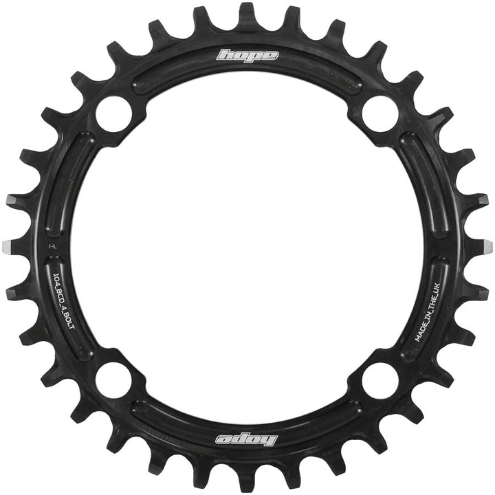 Plato Hope Retainer - 36 dientes, 104 BCD, R22, negro