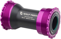 Eje de pedalier Wolf Tooth T47 (interior, 85,5/92 mm, eje de 24 mm, color morado ultravioleta)
