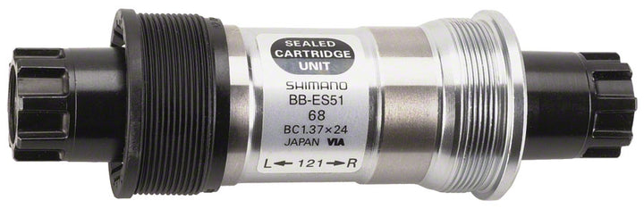 Pedalier Shimano ES51 68 x 121 mm Octalink V2 Spline (inglés)