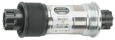 Pedalier Shimano ES51 68 x 113 mm Octalink V2 Spline (inglés)
