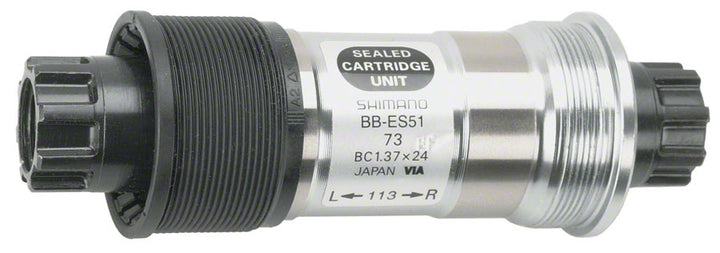 Pedalier Shimano ES51 68 x 113 mm Octalink V2 Spline (inglés)