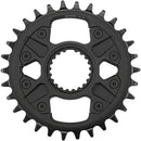 Plato Shimano Deore FC-M6100-1 de montaje directo - 30 dientes, 12 velocidades, negro