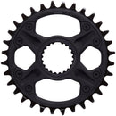 Plato Shimano Deore FC-M6100-1 de montaje directo - 32 dientes, 12 velocidades, negro