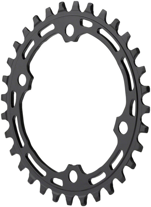 Plato Shimano FC-MT510-1 - 32 dientes, 12 velocidades, asimétrico, 96 BCD, negro
