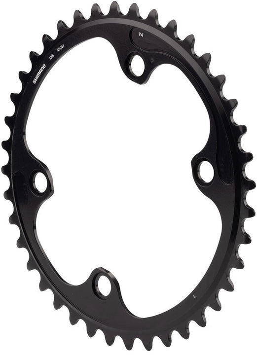 Plato Shimano Dura-Ace FC-R9200 de 12 velocidades, 40 dientes, asimétrico, 110 BCD, negro, NJ