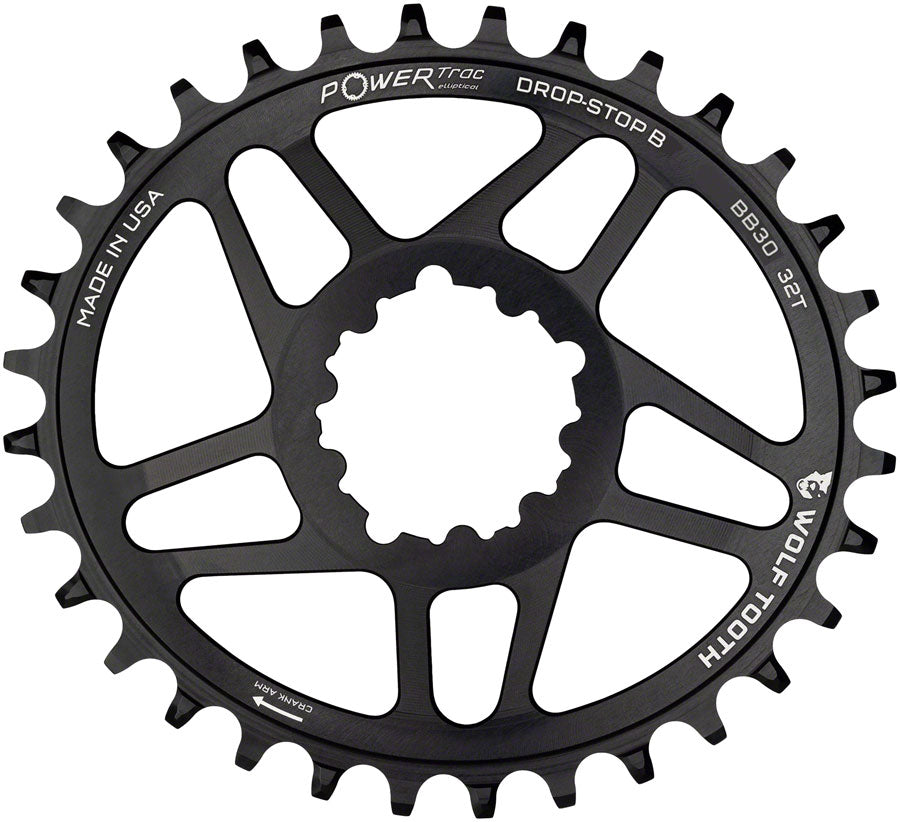 Wolf Tooth Drop Stop PowerTrac SRAM Direct Mount Chainring - Thumbnail 2