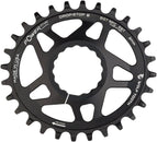 Plato elíptico de montaje directo Wolf Tooth - 28 dientes RaceFace/Easton CINCH, montaje directo Drop-Stop B para bielas Boost, desplazamiento de 3 mm, negro