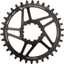 Plato de montaje directo Wolf Tooth de 34 dientes con SRAM de montaje directo Drop-Stop B para bielas BB30 de eje corto, desplazamiento de 0 mm, color negro