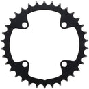 Full Speed Ahead Omega/Vero Pro Steel Road Double Chainring - 36t 90 BCD Steel N-11 BLK