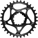 absoluteBLACK Round Narrow-Wide Direct Mount Chainring - 32t SRAM 3-Bolt Direct Mount 3mm Offset - Black