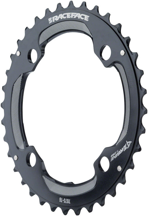 Plato RaceFace Turbine de 11 velocidades: 104 mm BCD 36 dientes Negro