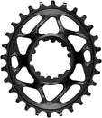 absoluteBLACK Oval Narrow-Wide Direct Mount Chainring - 28t SRAM 3-Bolt Direct Mount 3mm Offset - Black
