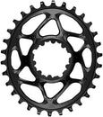 absoluteBLACK Oval Narrow-Wide Direct Mount Chainring - 30t SRAM 3-Bolt Direct Mount 6mm Offset - Black