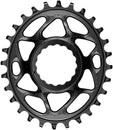 absoluteBLACK Oval Narrow-Wide Direct Mount Chainring - 28t CINCH Direct Mount 6mm Offset - Black