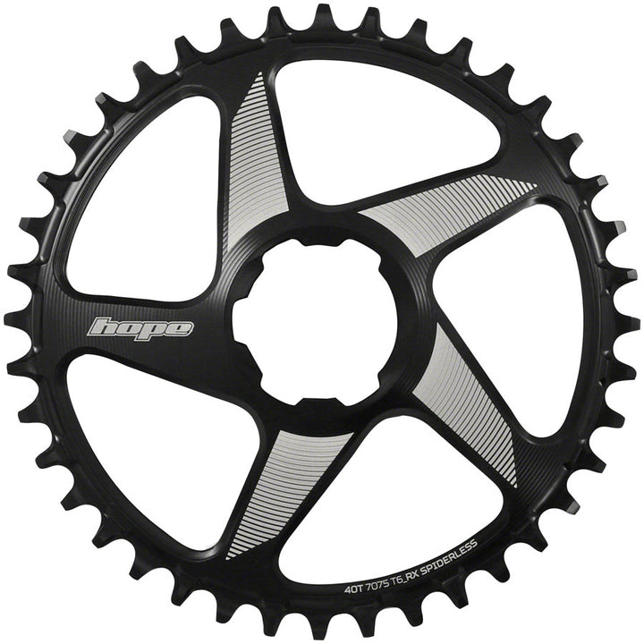 Plato Hope RX Spiderless - 38 dientes Hope Direct Mount Negro