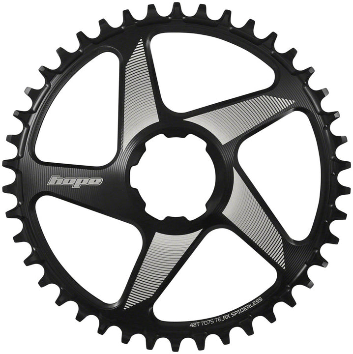 Plato Hope RX Spiderless - 42 dientes Hope Direct Mount Negro