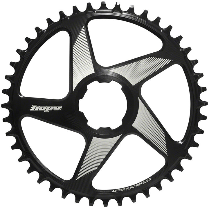 Plato Hope RX Spiderless - 44 dientes Hope Direct Mount Negro