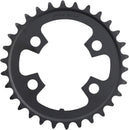 Plato Shimano Tiagra FC-4703 de 10 velocidades, 30 dientes, asimétrico, 74 BCD, negro