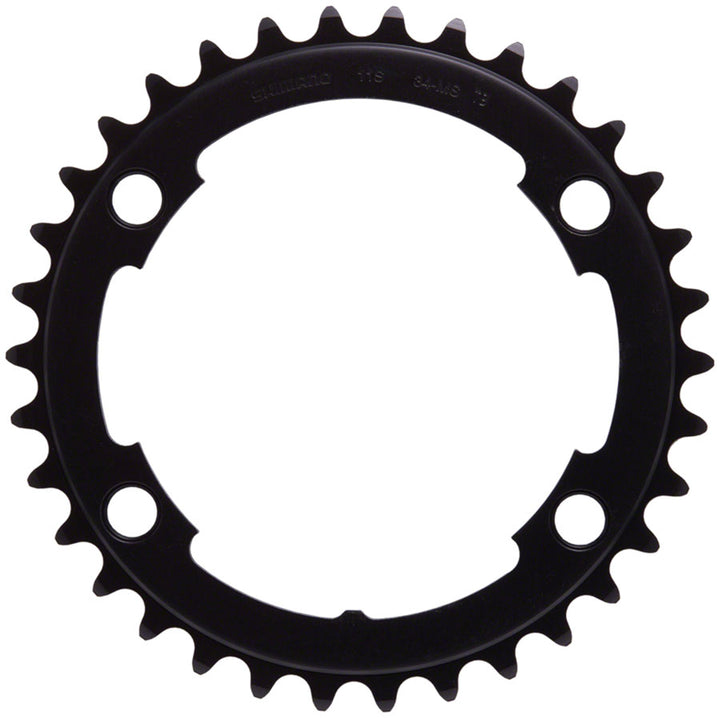 Plato Shimano FC-RS510 - 34 dientes asimétrico, 110 mm BCD, negro, MS