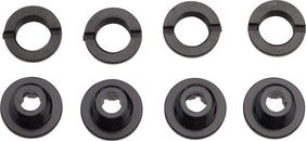 Paquete de tornillos y tuercas para platos RaceFace de aluminio Torx, juego de anillos simples y dobles