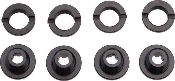 Paquete de tornillos y tuercas para platos RaceFace de aluminio Torx, juego de anillos simples y dobles