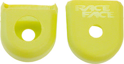 Fuelles de bielas RaceFace: para bielas de carbono (paquete de 2), color amarillo