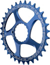 Plato estrecho y ancho RaceFace: montaje directo CINCH 36t azul