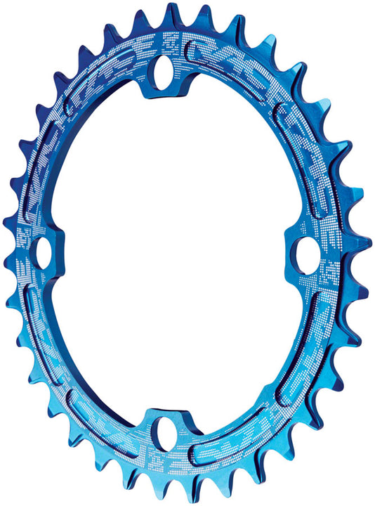 Plato estrecho y ancho RaceFace: 104 mm BCD 32 dientes Azul