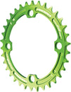 Plato estrecho y ancho RaceFace: 104 mm BCD 38 dientes Verde