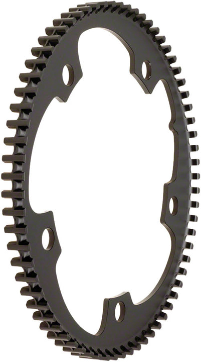 Gates Carbon Drive CDX CenterTrack Front Belt Drive Ring - 46t 5-Bolt 130mm BCD BLK