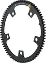 Anillo de transmisión por correa delantera Gates Carbon Drive CDX CenterTrack - 74 dientes, 5 pernos, 130 mm BCD, negro para tándems