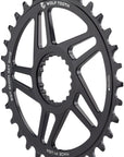 Plato de montaje directo Wolf Tooth - 28 dientes Shimano DM para bielas Boost, desplazamiento de 3 mm, requiere cadena Hyperglide+ de 12 velocidades, color negro
