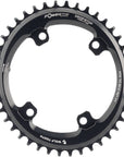 Wolf Tooth Elliptical Shimano 110 Asymmetric BCD Chainring - 42t 110 Asymmetric BCD 4-Bolt Drop-Stop For Shimano GRX Cranks BLK