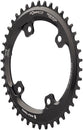 Plato elíptico Wolf Tooth Shimano 110 BCD asimétrico - 42 dientes, 110 BCD asimétrico, 4 tornillos, tope de caída para bielas Shimano GRX, color negro