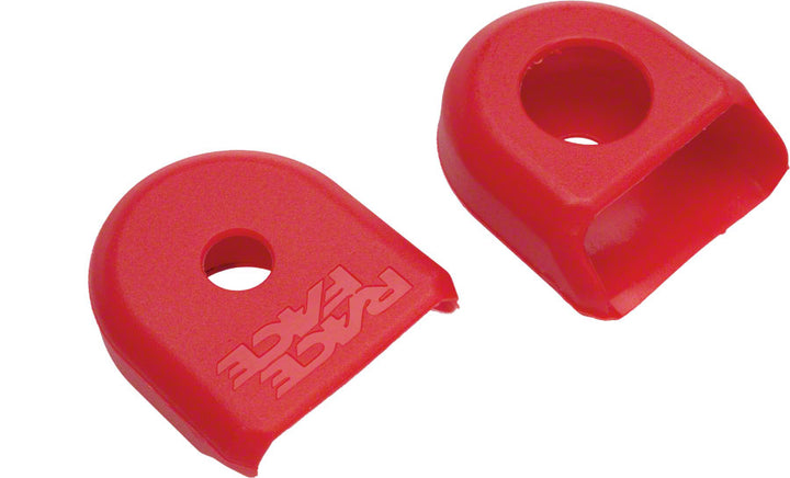 Protectores de bielas RaceFace: para bielas de carbono (paquete de 2), color rojo