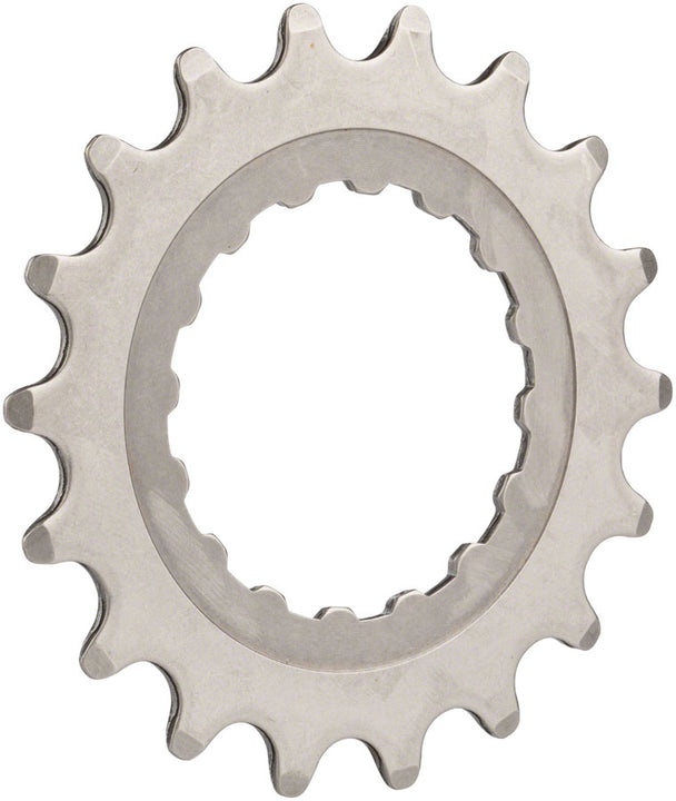 Piñón para bicicleta eléctrica Full Speed ​​Ahead WA645 GEN 2 Bosch - 18 dientes, acero inoxidable, plata pulida