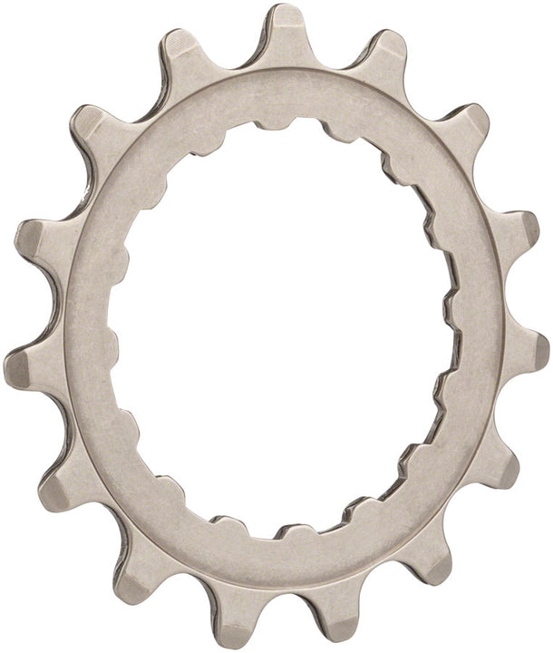 Piñón para bicicleta eléctrica Full Speed ​​Ahead WA642 GEN 2 Bosch - 15 dientes, acero inoxidable, color plata pulido