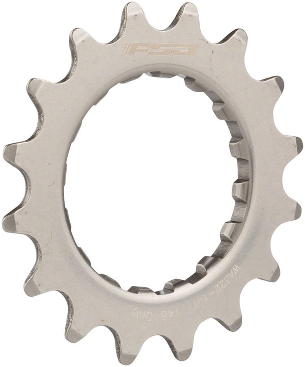 Piñón para bicicleta eléctrica Full Speed ​​Ahead WA322 GEN 2 Bosch - 16 dientes, 2,5 mm de desplazamiento, acero inoxidable, plateado pulido