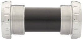 Chris King ThreadFit 24 Bottom Bracket Fit Kit 4 - English For Shimano Hollowtech II Silver