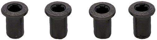 Juego de 4 tornillos para plato RaceFace de 12,5 mm, color negro