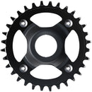 Plato Shimano STEPS CR-EM800 - 32 dientes sin protector de cadena, línea de cadena de 55 mm, negro